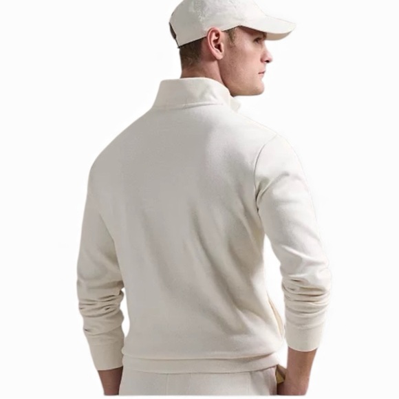 RALPH LAUREN POLO Luxury Quarter Zip Knit Sweater Buff Big/Tall…GIFT FOR HIM - Picture 3 of 12